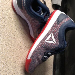 REEBOK JJ WATT TRAINERS RED WHITE BLUE